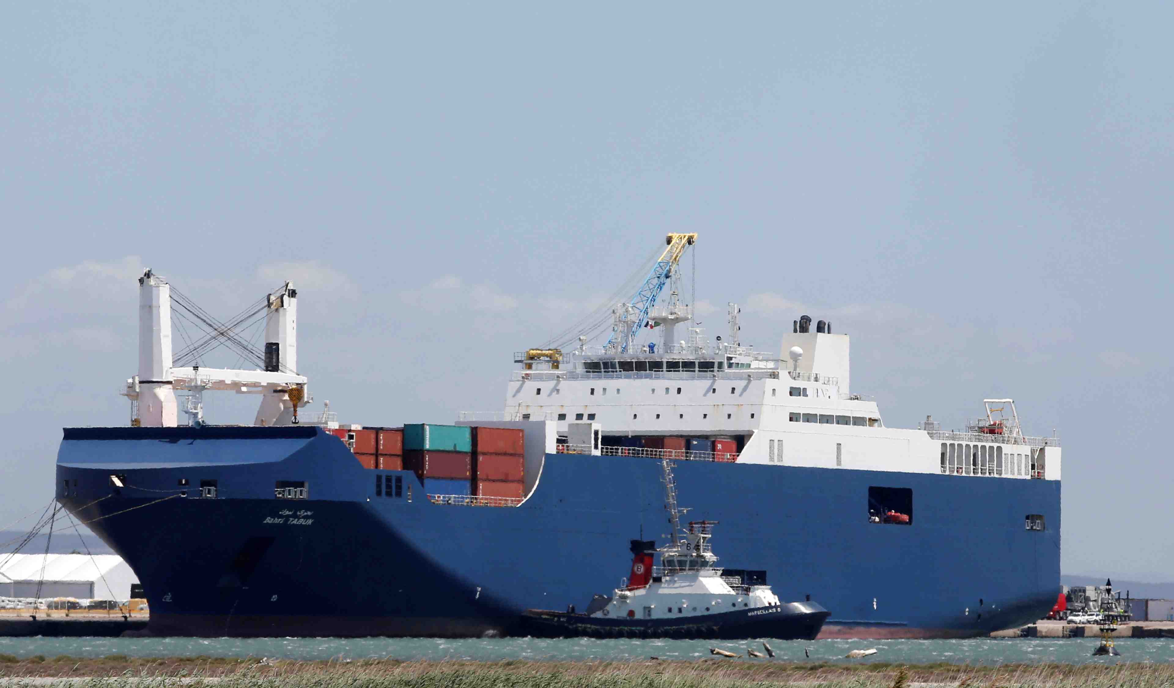 Le cargo saoudien bahri tabuk repart sans armes, selon l'ong acat