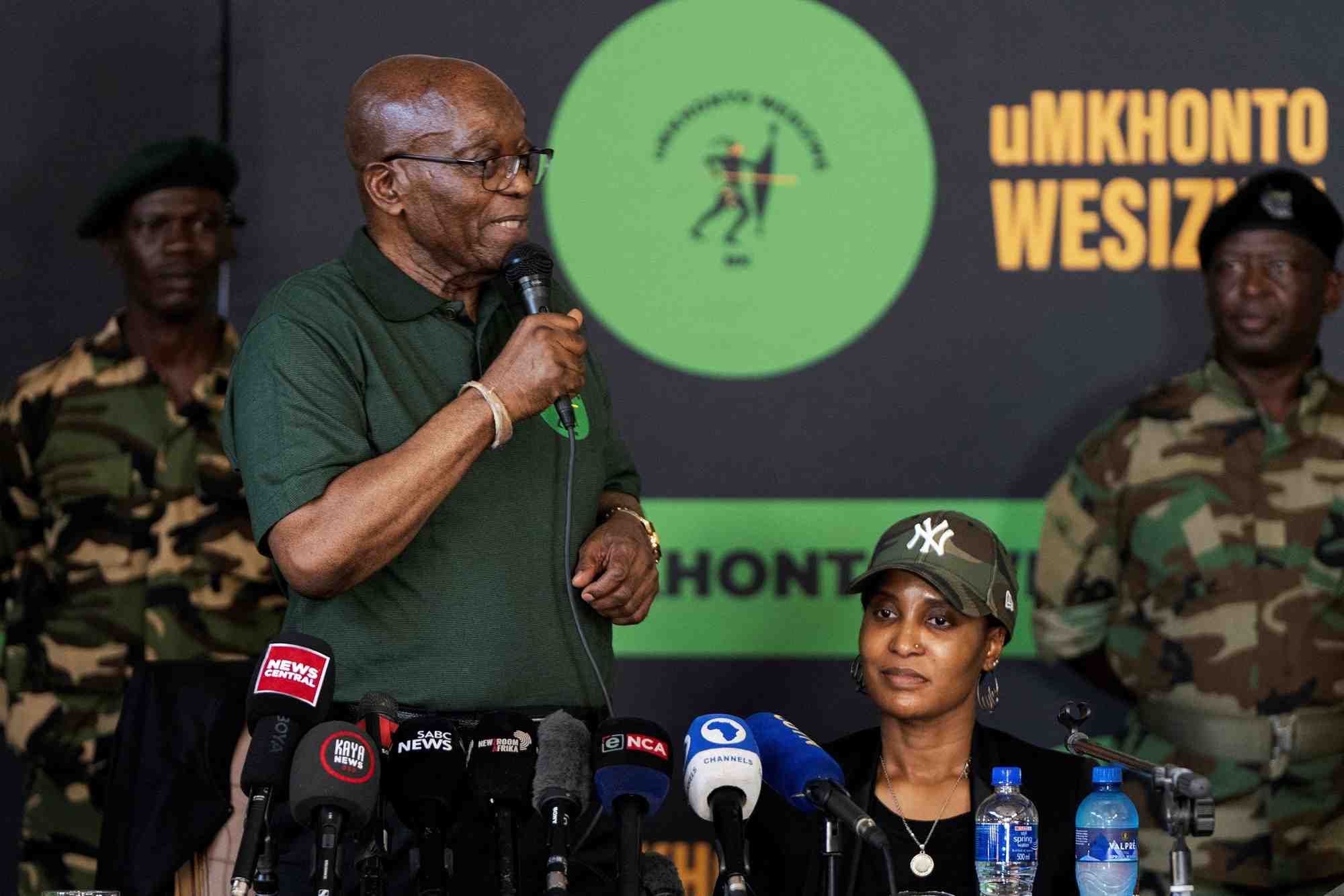 Photo de l'ancien president sud-africain, jacob zuma