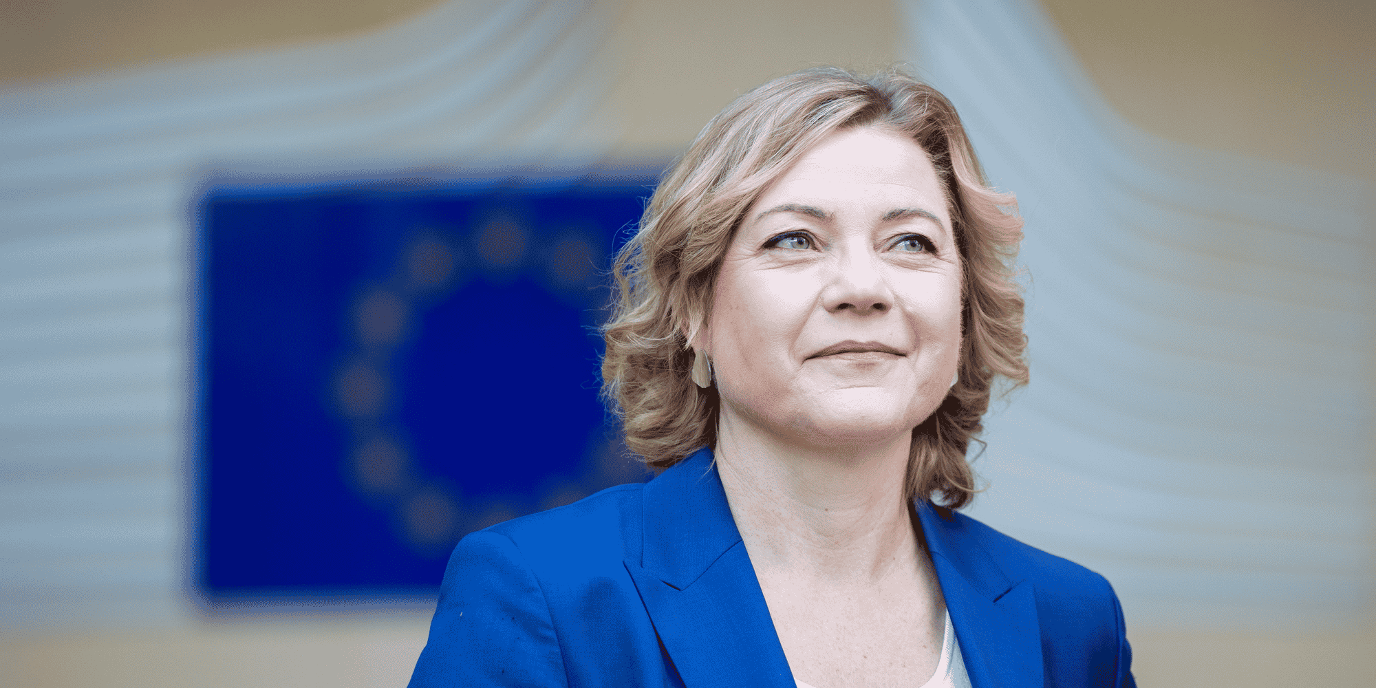 Henna Virkkunen, vice-présidente exécutive de la Commission européenne, chargée de la souveraineté technologique, de la sécurité et de la démocratie, est montée au créneau face à Elon Musk et Mark Zuckerberg.