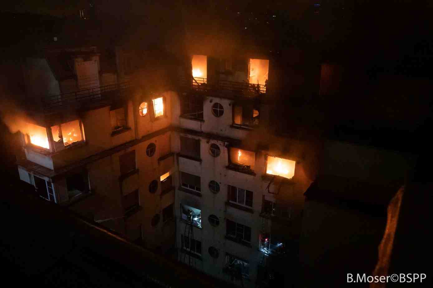 L'incendiaire presumee de la rue erlanger en examen et ecrouee