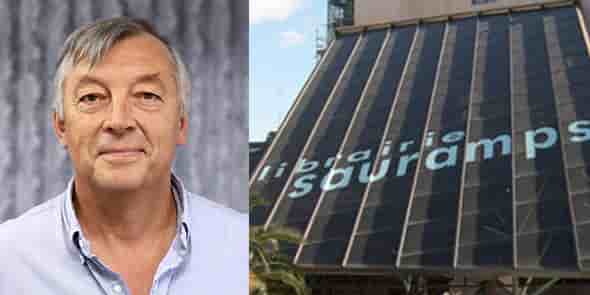 Alain Derey, nouveau P-dg des librairies Sauramps à Montpellier
