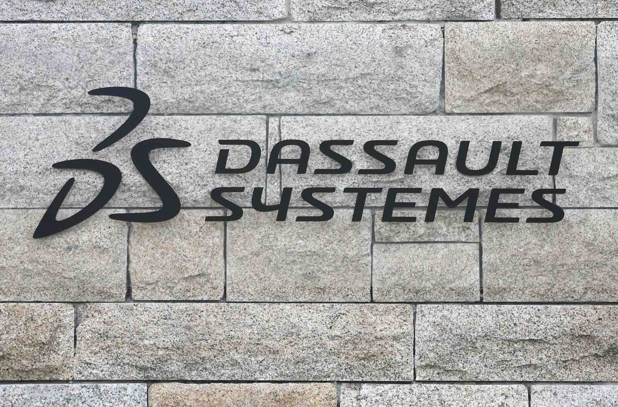 Le logo de dassault systemes