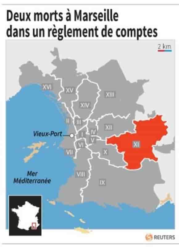 Deux morts dans un reglement de comptes a marseille