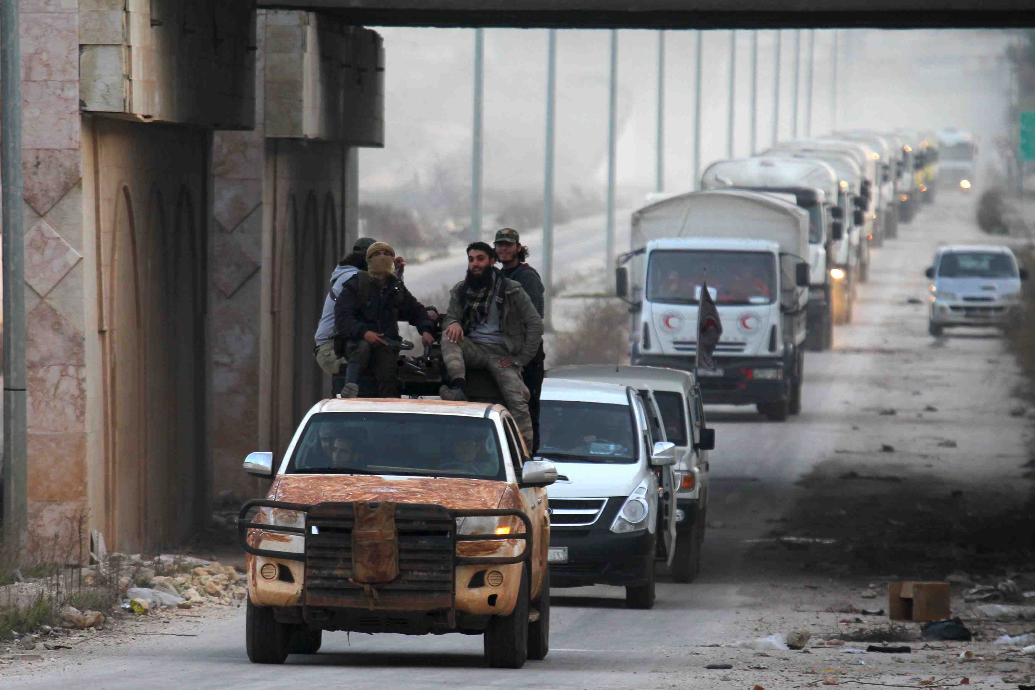 L'onu va larguer ses premiers colis alimentaires en syrie