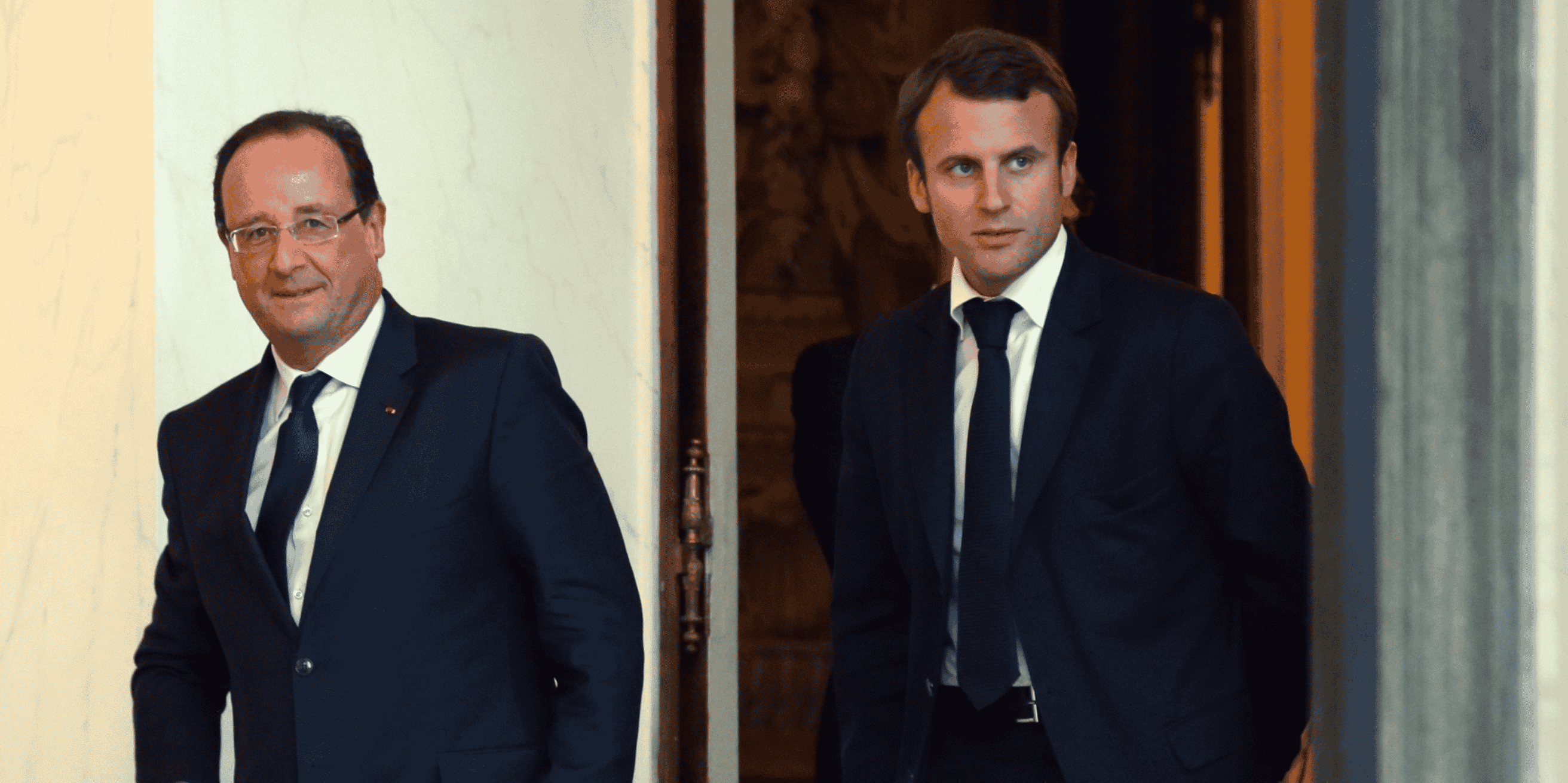 Macron Hollande