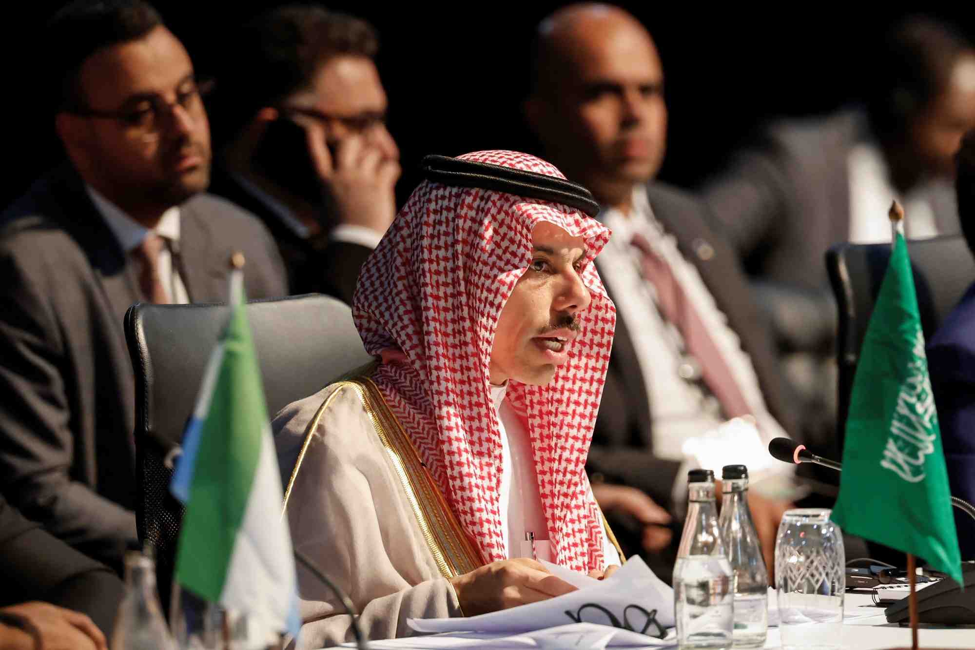 Photo du ministre saoudien des affaires etrangeres, le prince faycal ben farhan