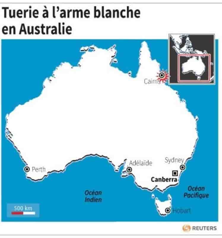 Tuerie a l'arme blanche en australie