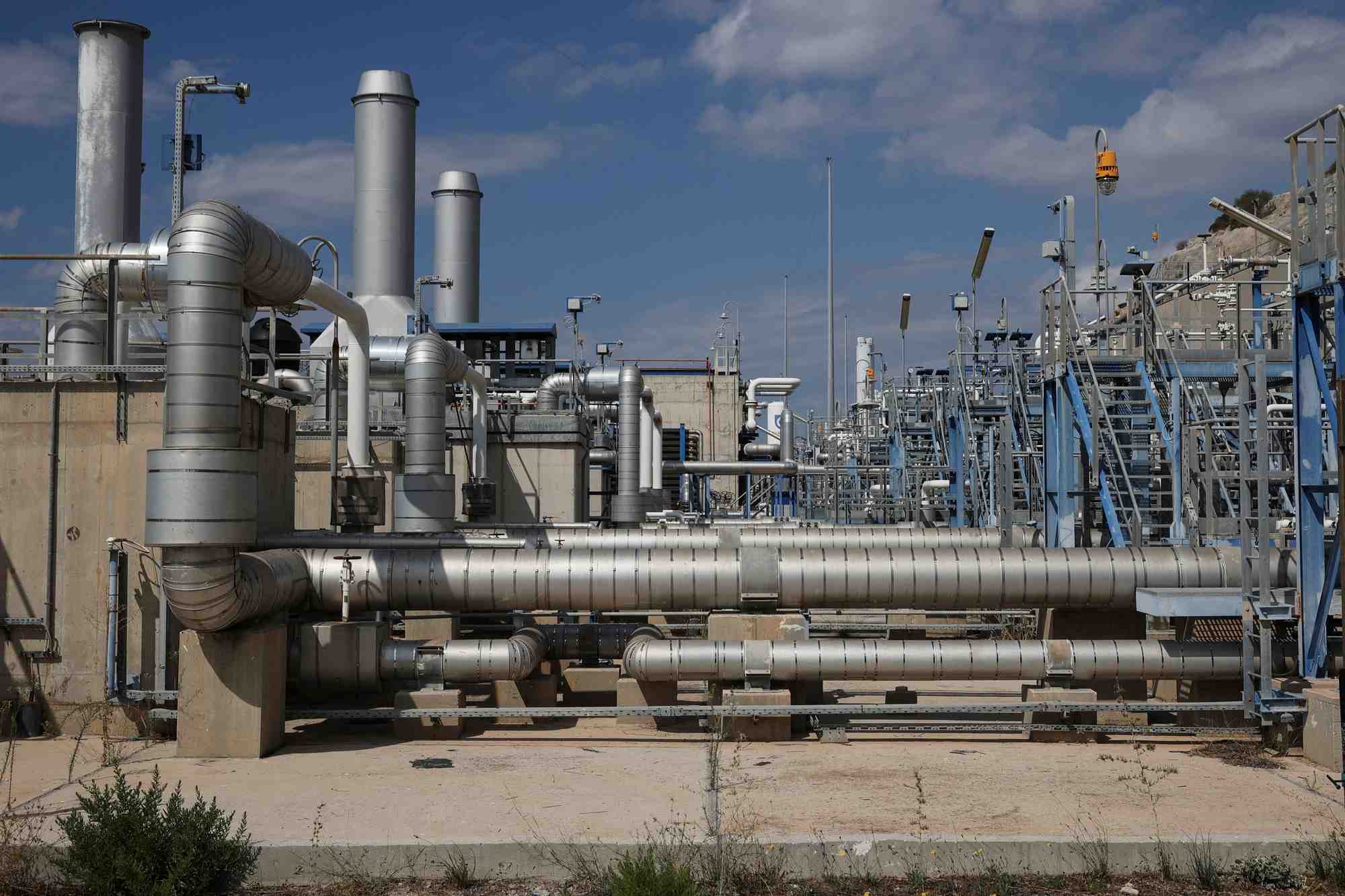 Une installation d'un terminal lng