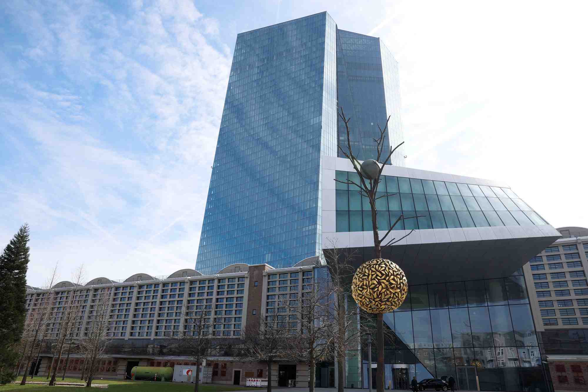 Le qg de la bce a francfort