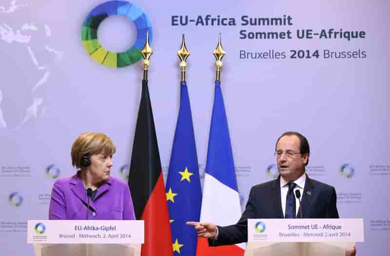 Paris et Berlin veulent jouer un "rôle moteur" en Afrique