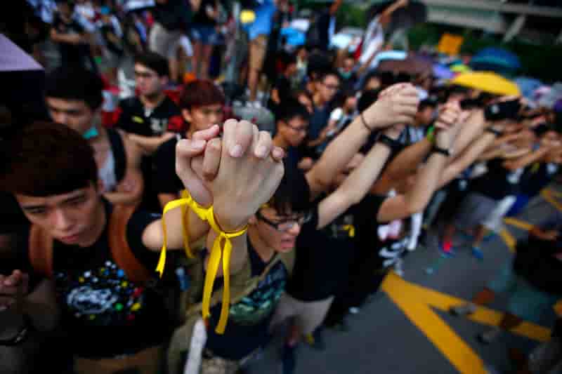 Hong Kong reste mobilisée lors de la Fête nationale chinoise