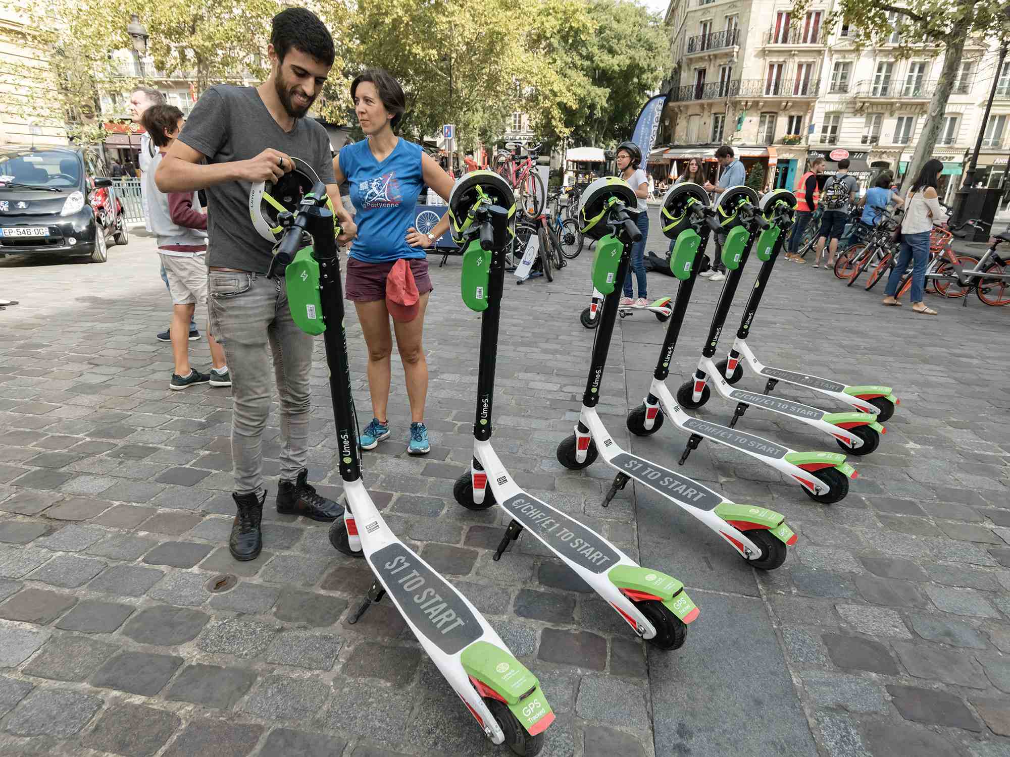 Lime, trottinettes électriques