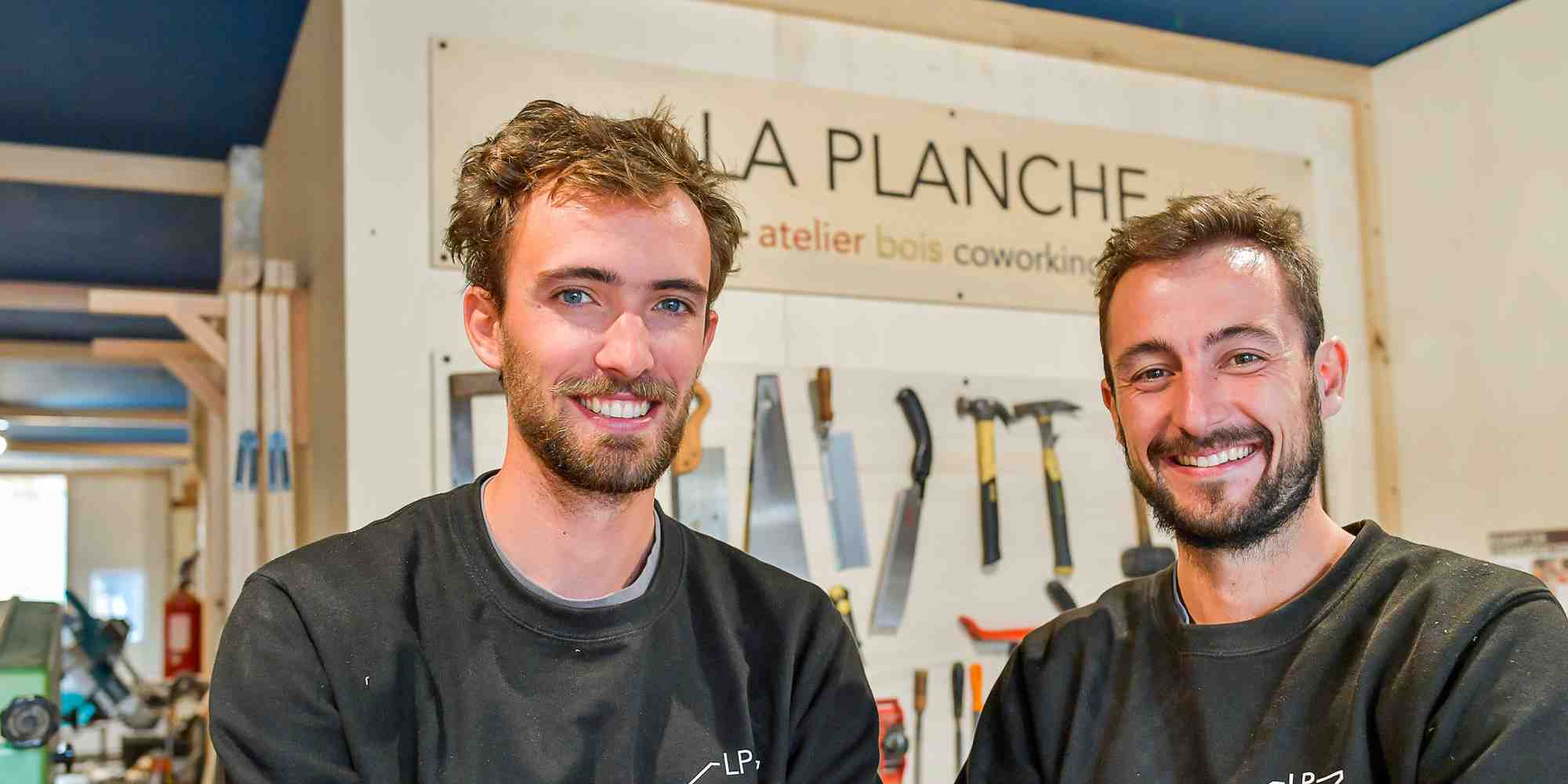 Vincent du Peloux et Clément Belin cofondateurs de La Planche