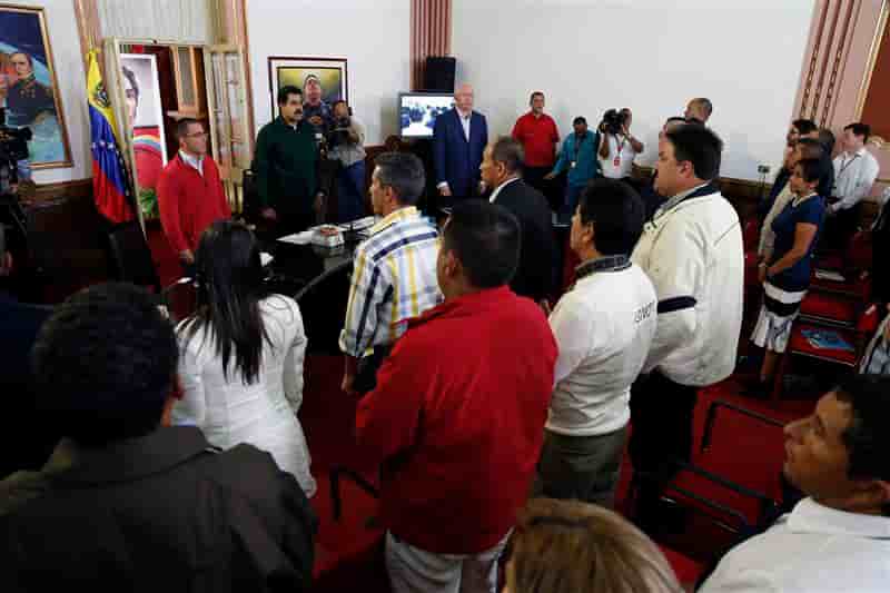 Rencontre rare au Venezuela entre le président et ses opposants