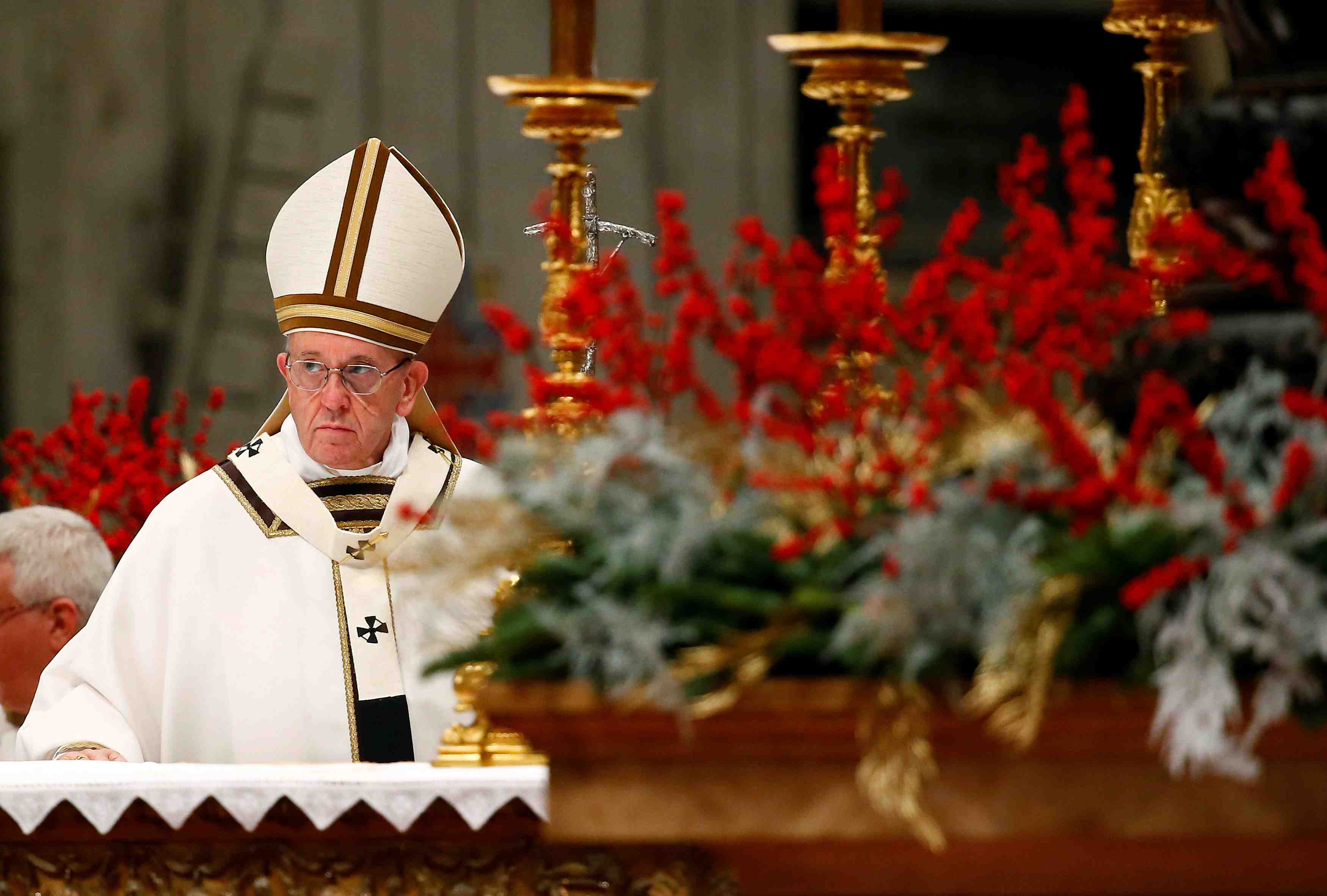 Le pape reclame une solution a deux etats en terre sainte