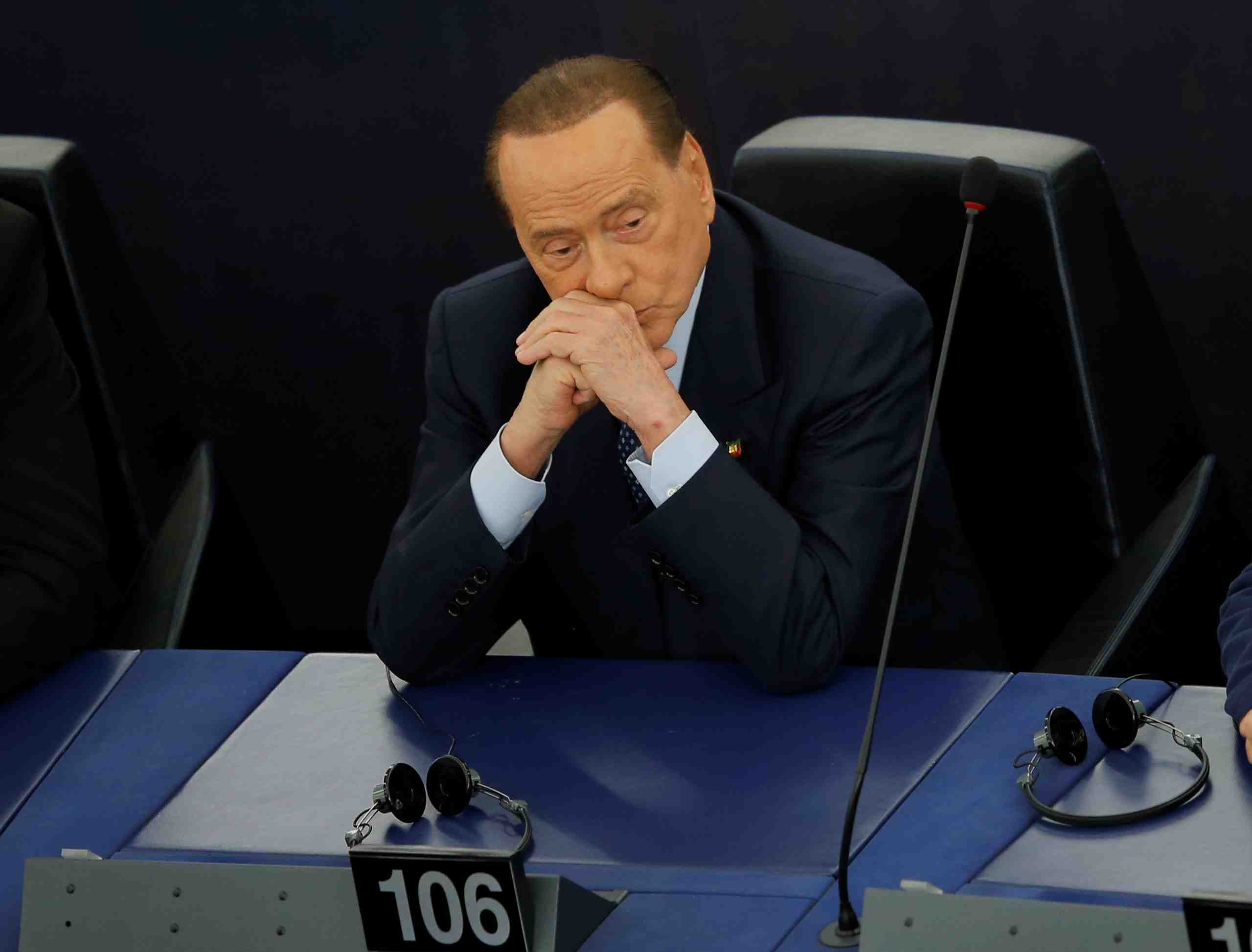Coronavirus: silvio berlusconi hospitalise a milan