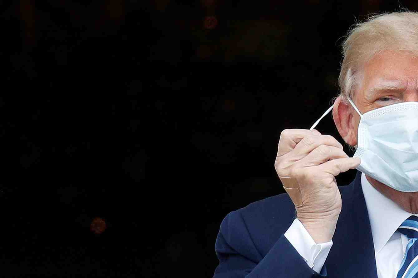 Donald trump dit ne plus avoir le covid, pas de risque de transmission