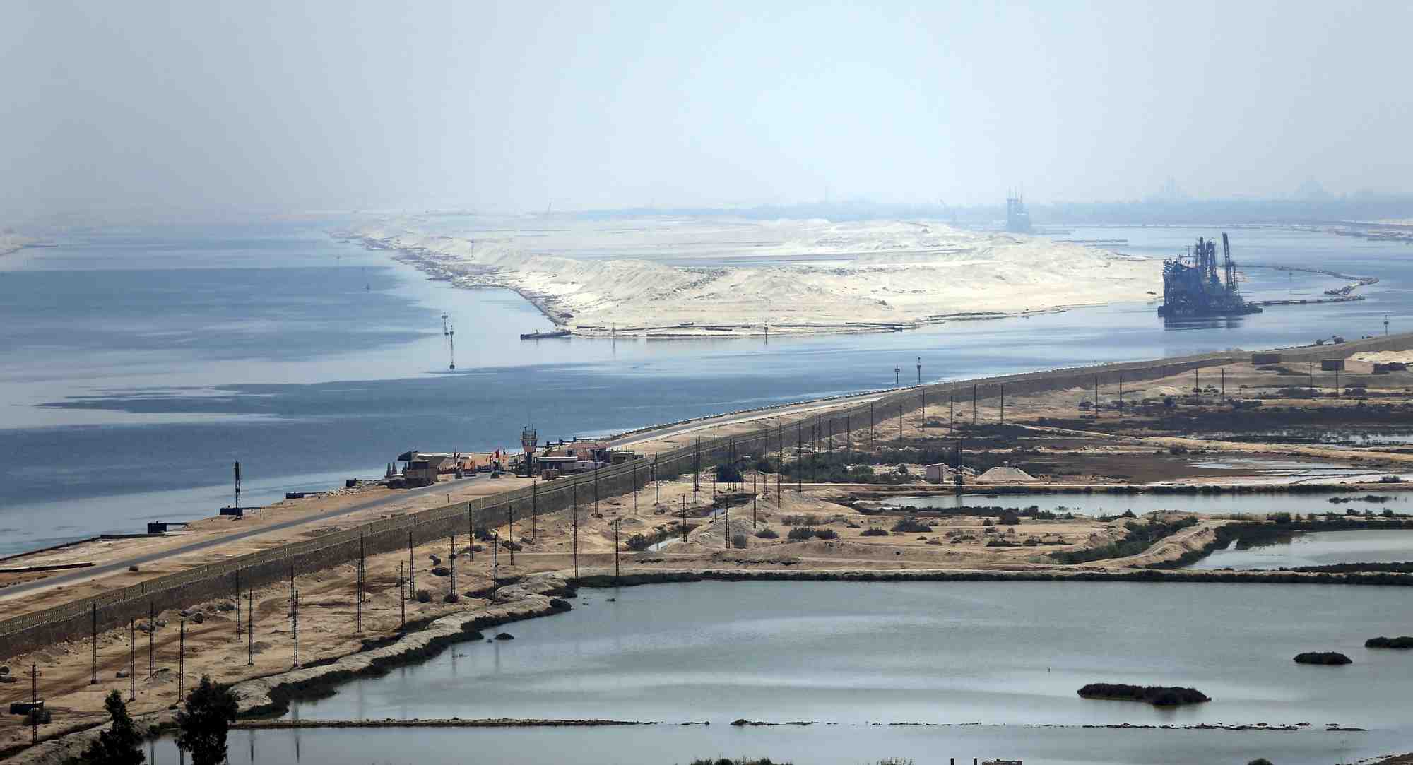 Inauguration de l'extension du canal de suez