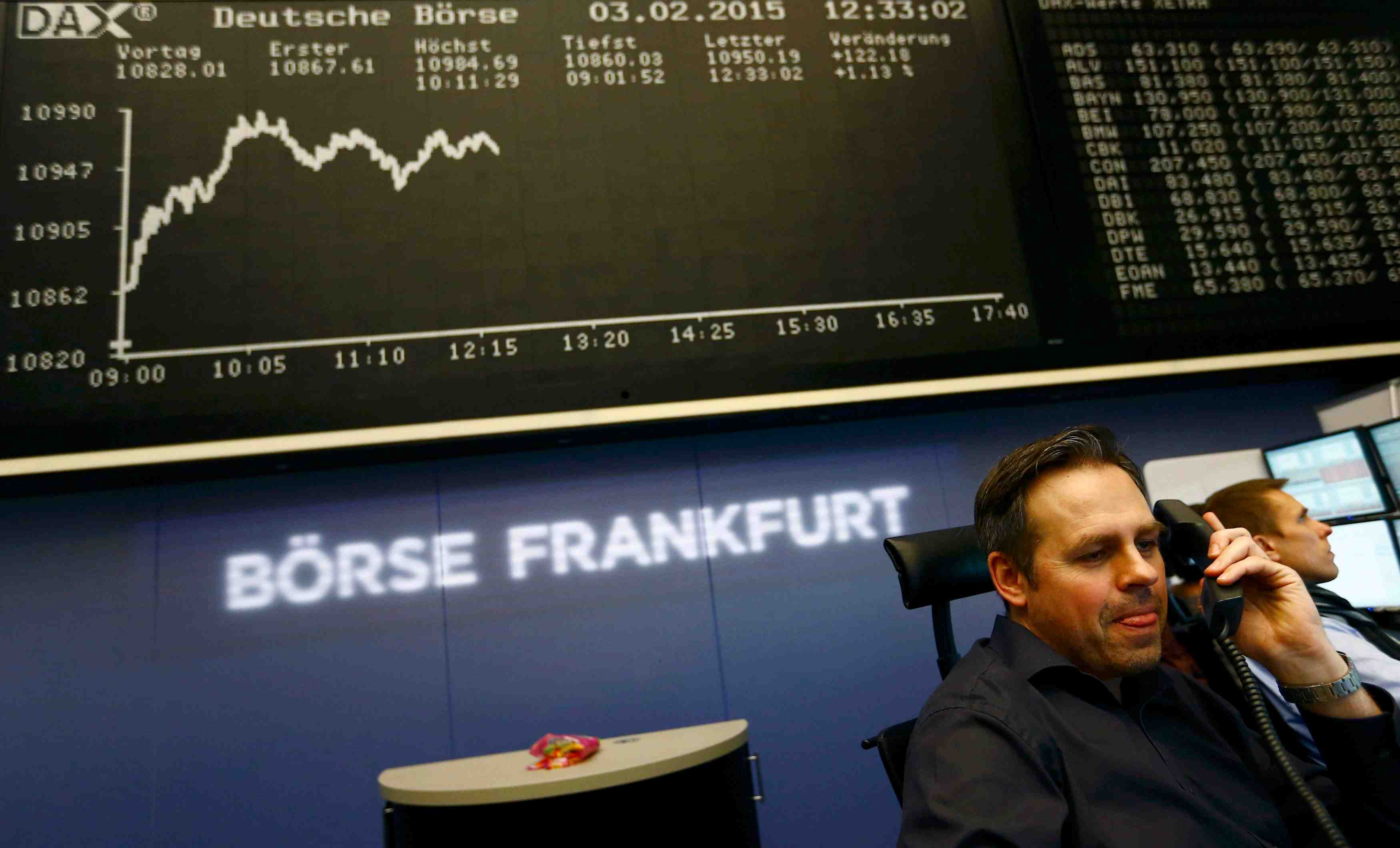 Les bourses europeennes restent bien orientees a la mi-seance