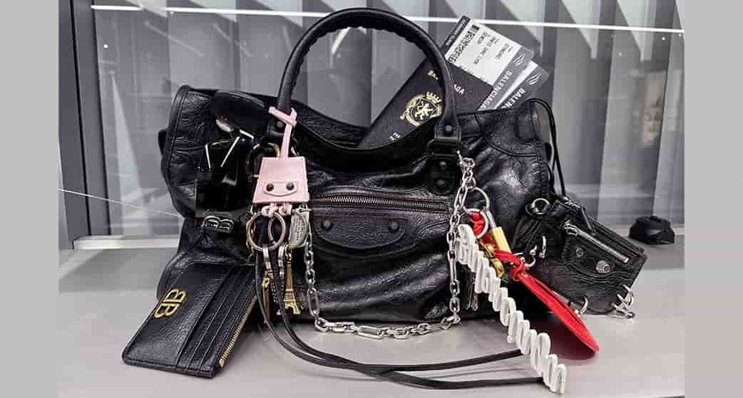 Sac à main en cuir City de Balenciaga.