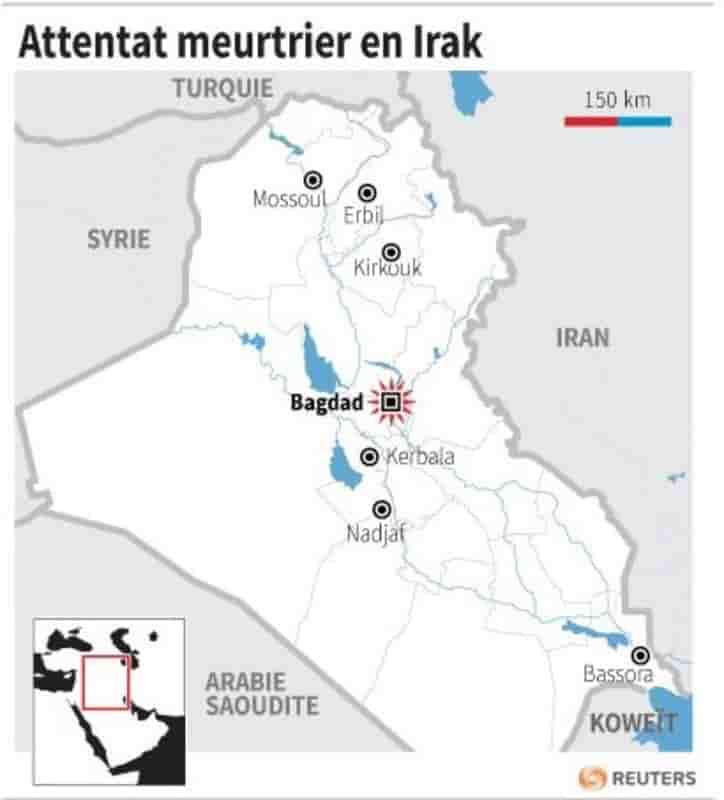 Attentat suicide dans le sud de Bagdad, sept morts