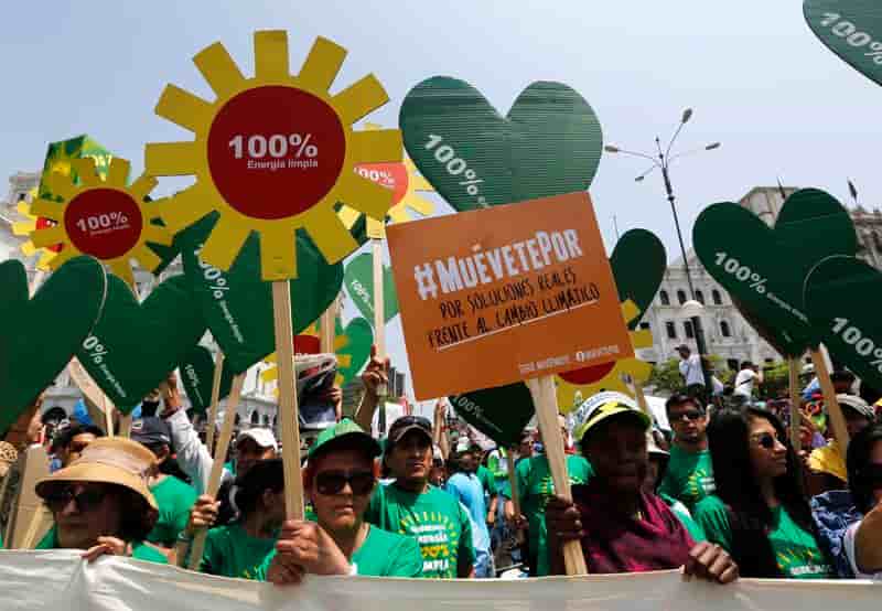 Appels à un accord sur le climat assurant les droits de l'homme
