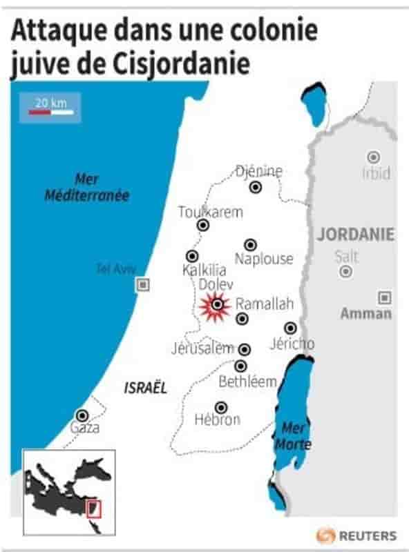 Attaque dans une colonie juive de cisjordanie