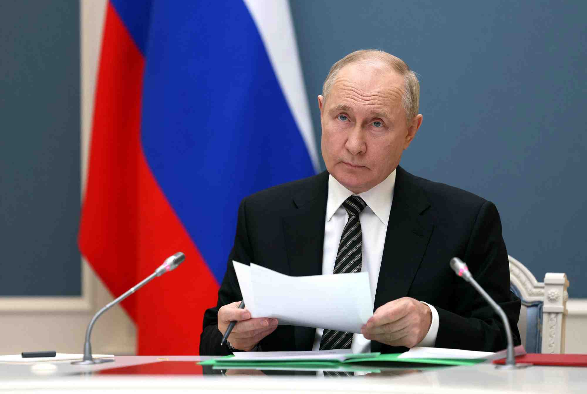 Photo du president russe, vladimir poutine