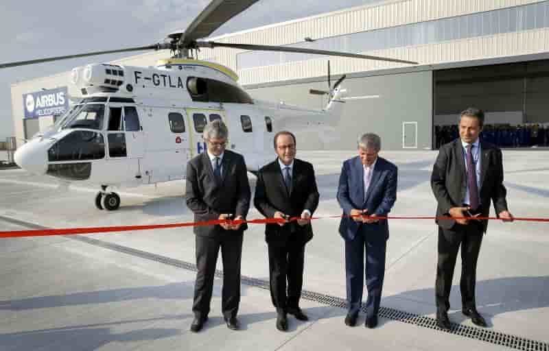 Airbus inaugure une usine d'helicopteres en roumanie