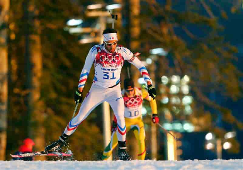 JO: deuxième titre pour Martin Fourcade en biathlon