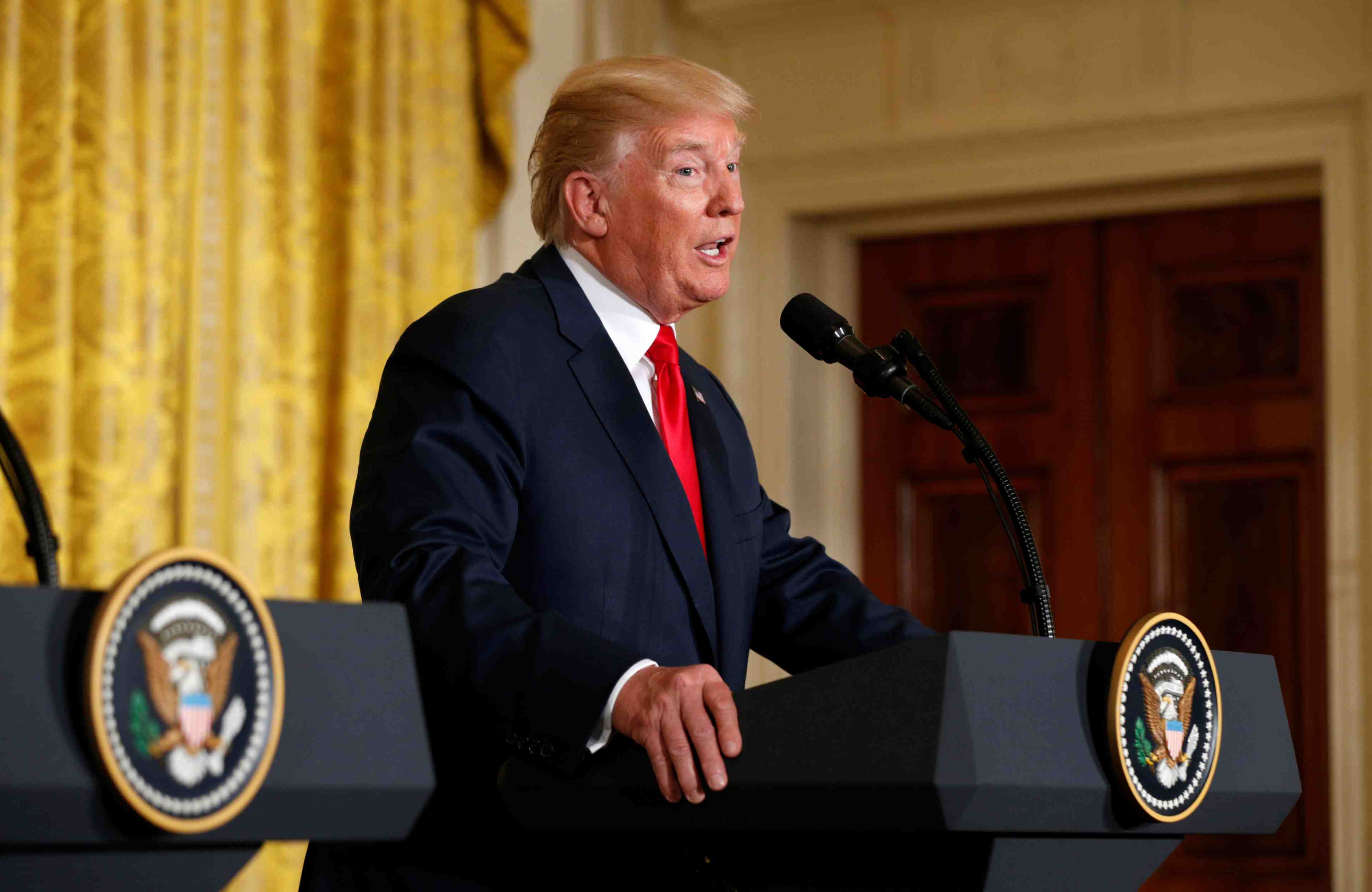 Coree du nord: "toutes les options sur la table", redit trump
