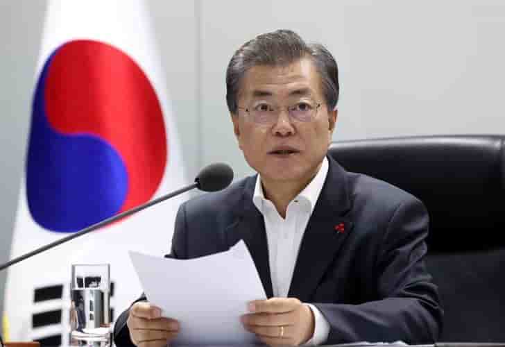 Le president sud-coreen se veut rassurant avant sa rencontre avec xi a pekin