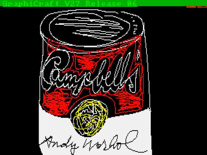 Réapparition, trente ans après, d'oeuvres numériques de Warhol