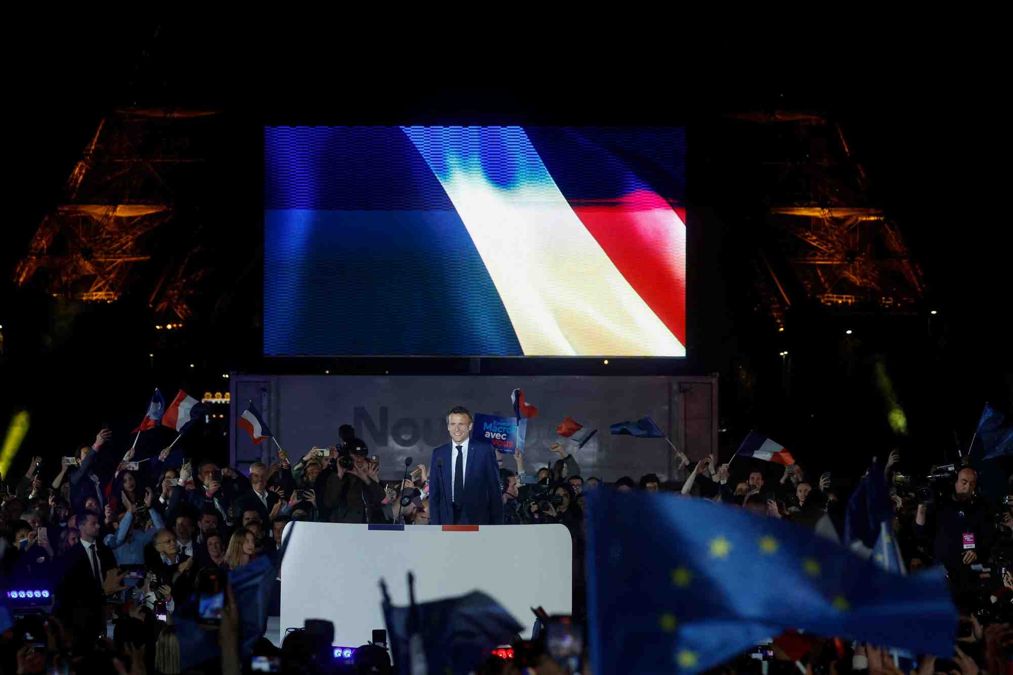 Emmanuel macron reelu, le plus dur est a venir