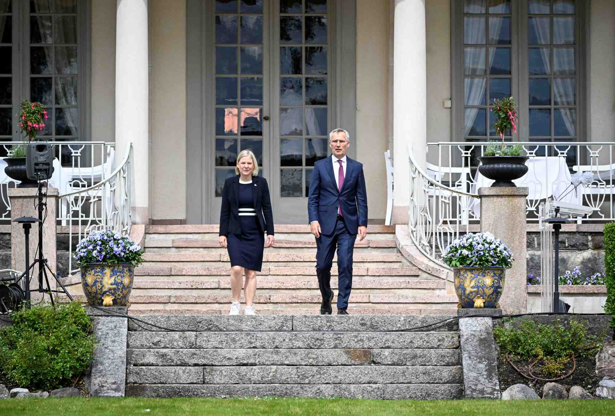 L'otan salue des "pas importants" de la suede envers la turquie