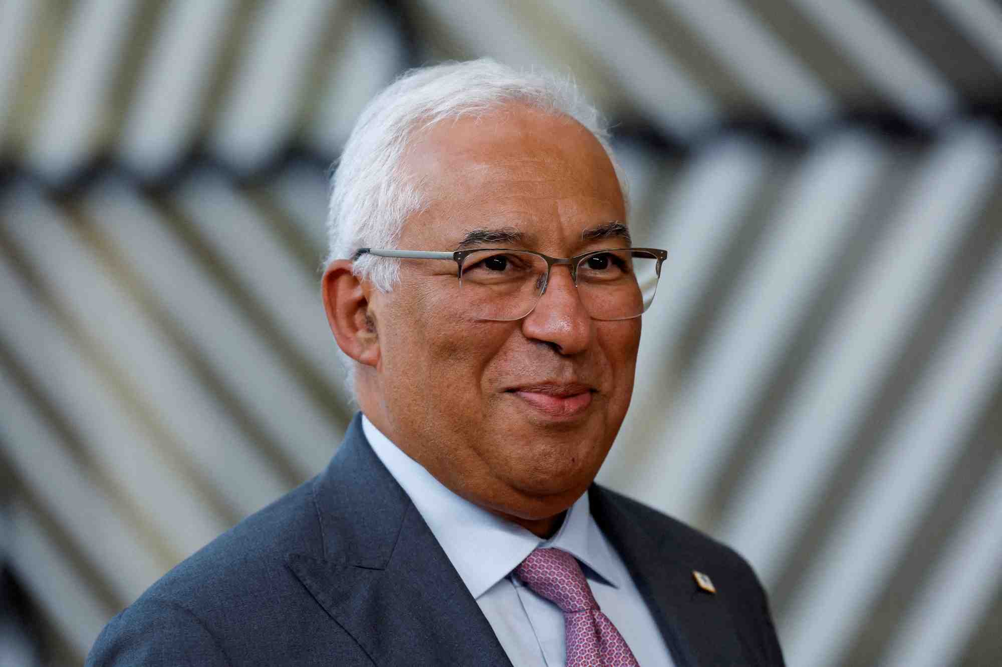 Le premier ministre portugais antonio costa lors du sommet des dirigeants des pays de l'union europeenne a bruxelles