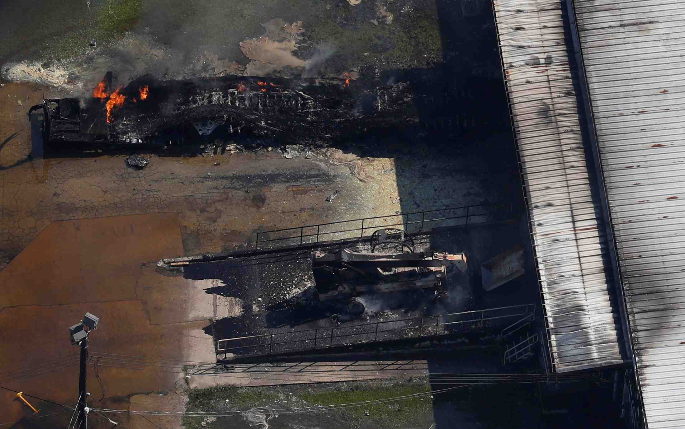 Nouvel incendie dans l'usine d'arkema au texas