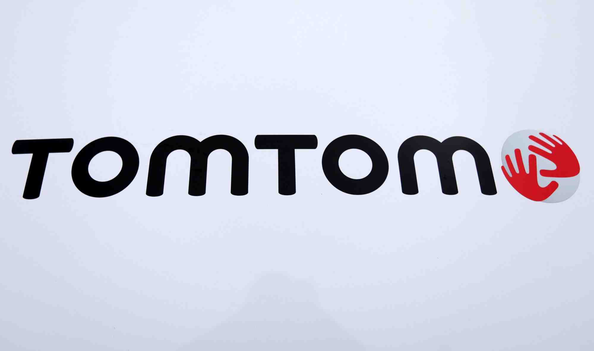 Photo d'archives du logo de tomtom