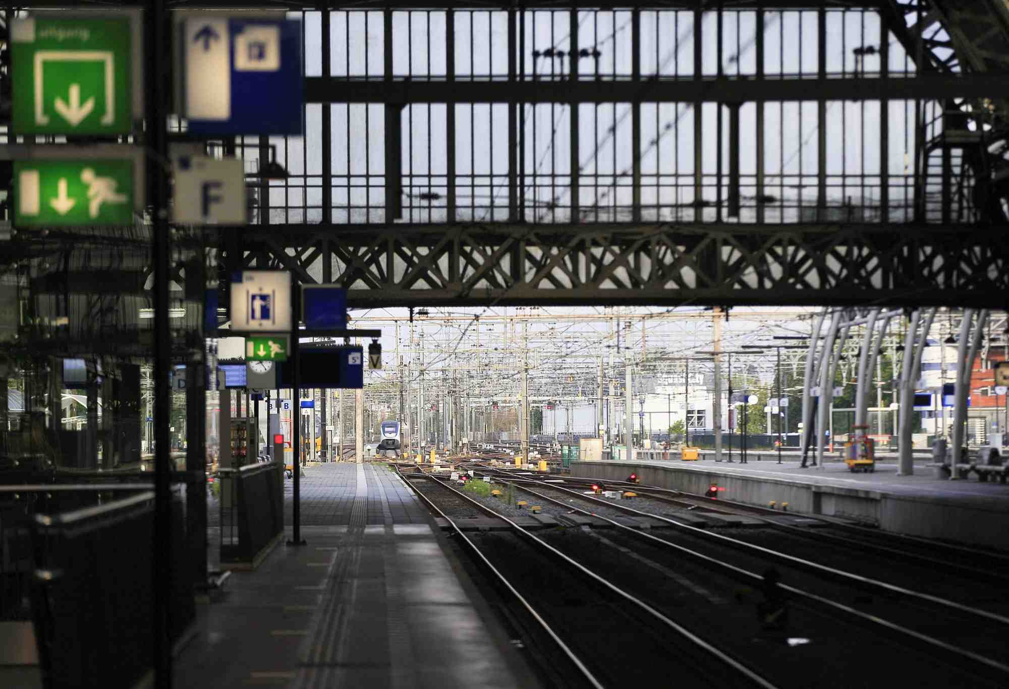 La gare centrale d'amsterdam