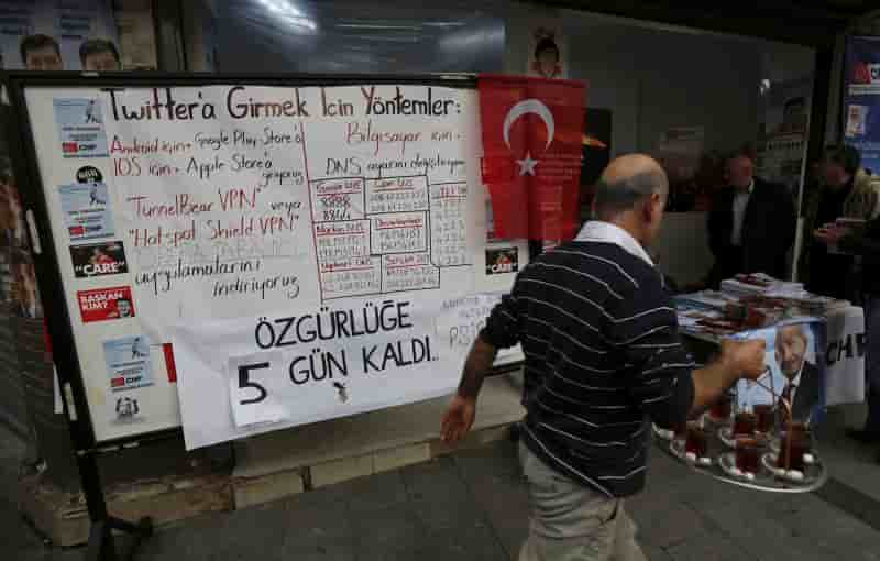 Décision en faveur du rétablissement de Twitter en Turquie