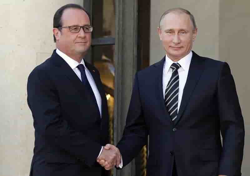 Francois hollande va s'entretenir avec vladimir poutine