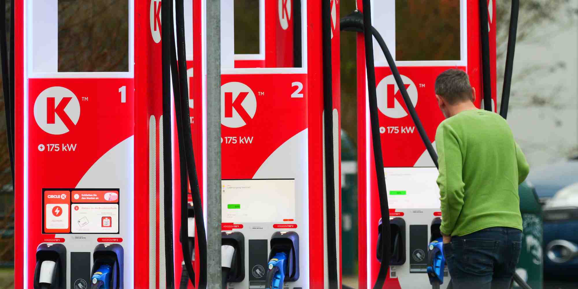 Une station de recharge à proximité de Berlin.