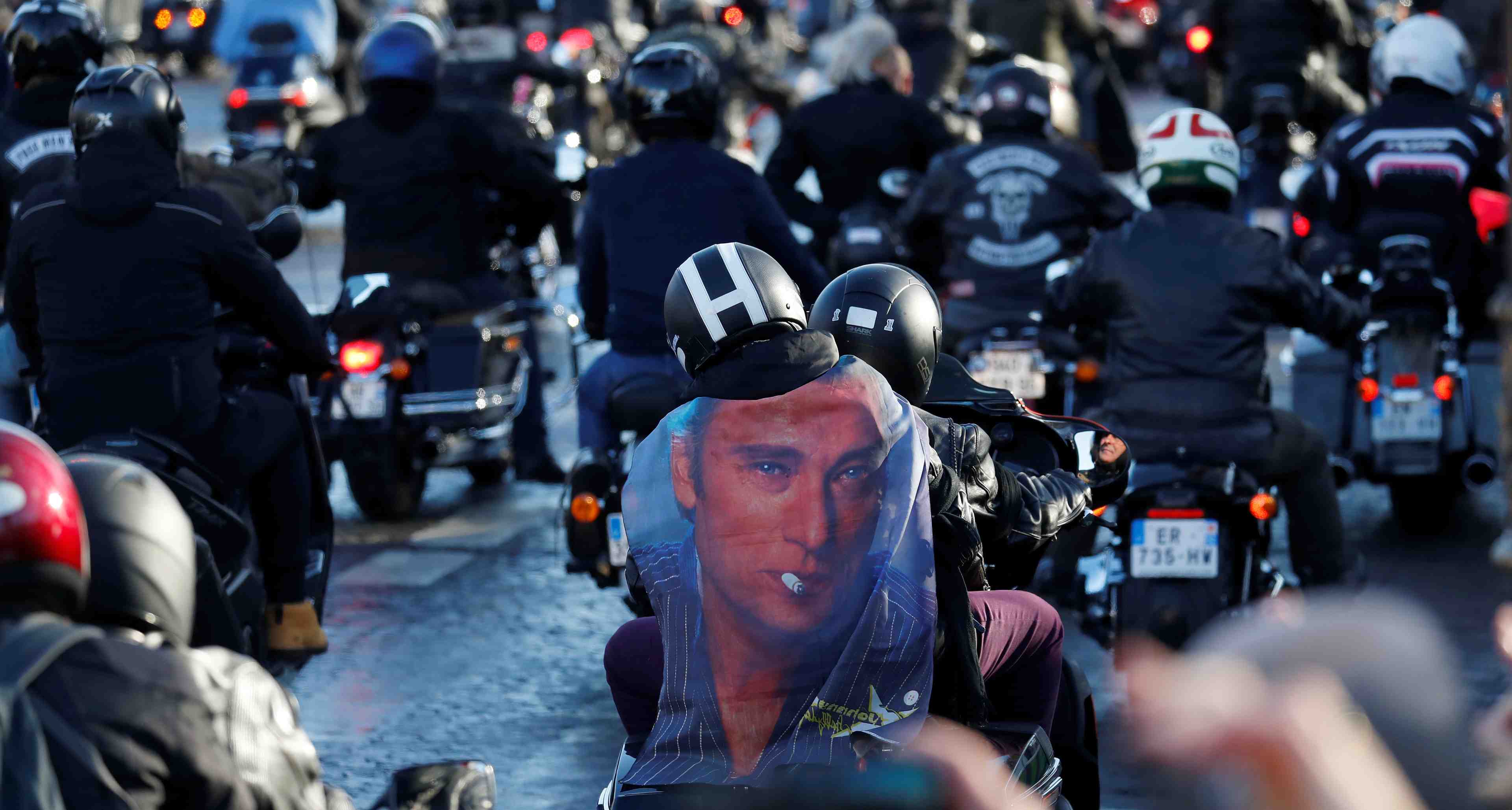 Cortege de bikers