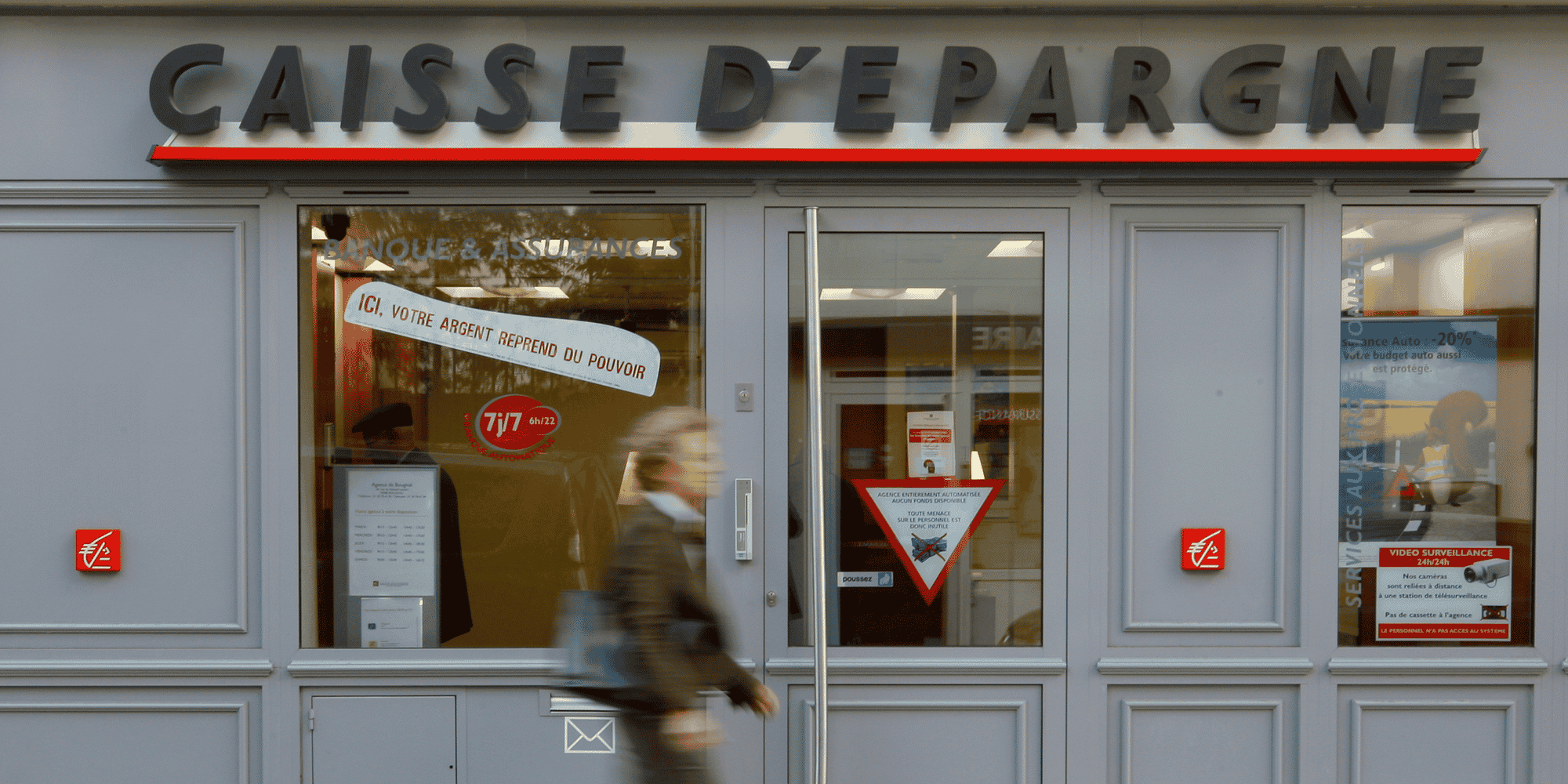 banque agence caisse epargne