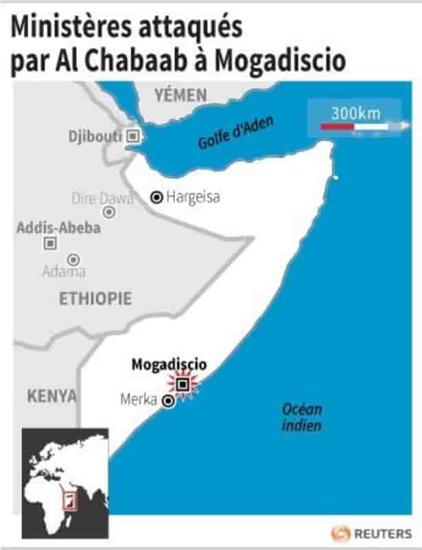 Ministeres attaques par al chabaab a mogadiscio