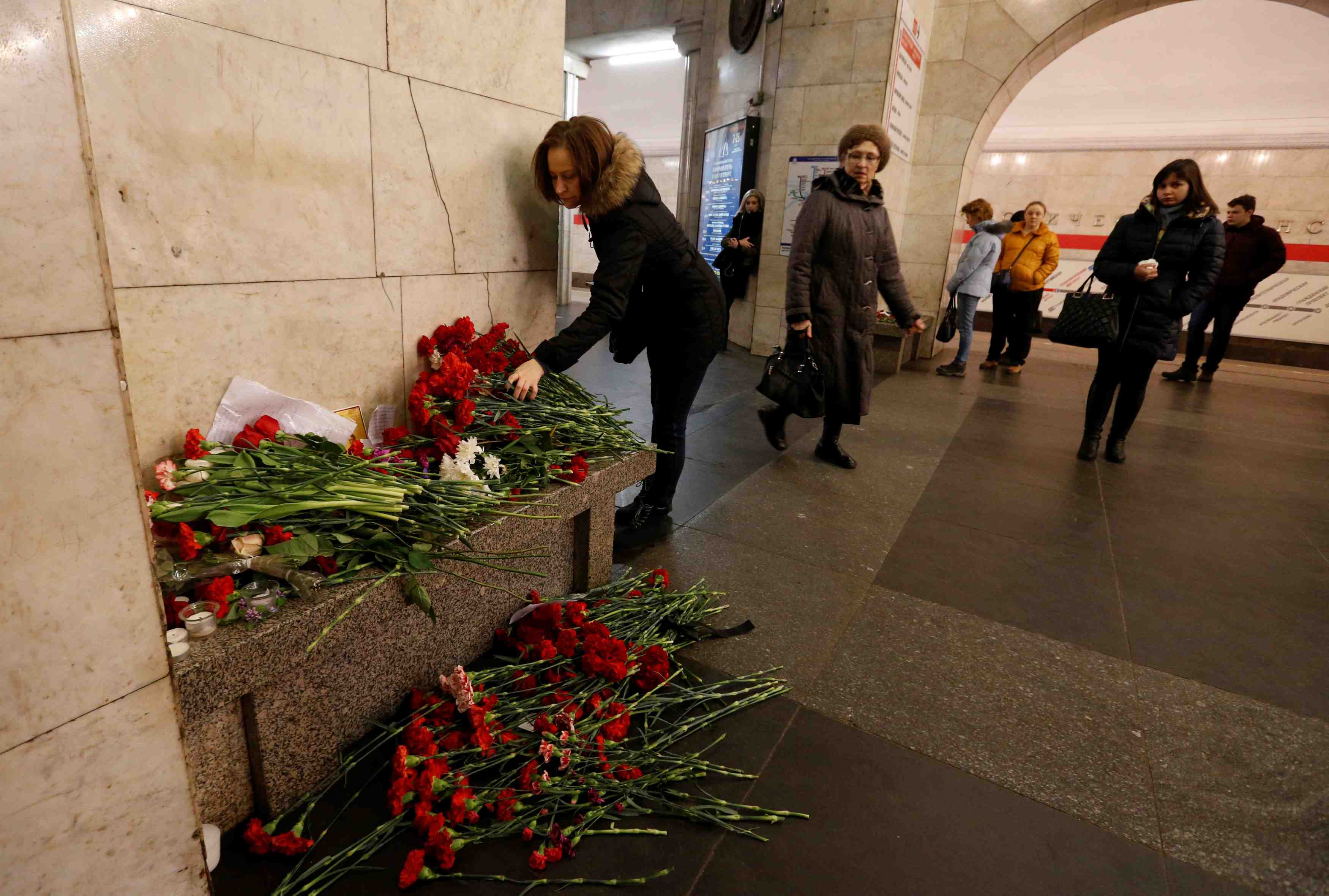 Saint-petersbourg: la these de l'attentat confirmee