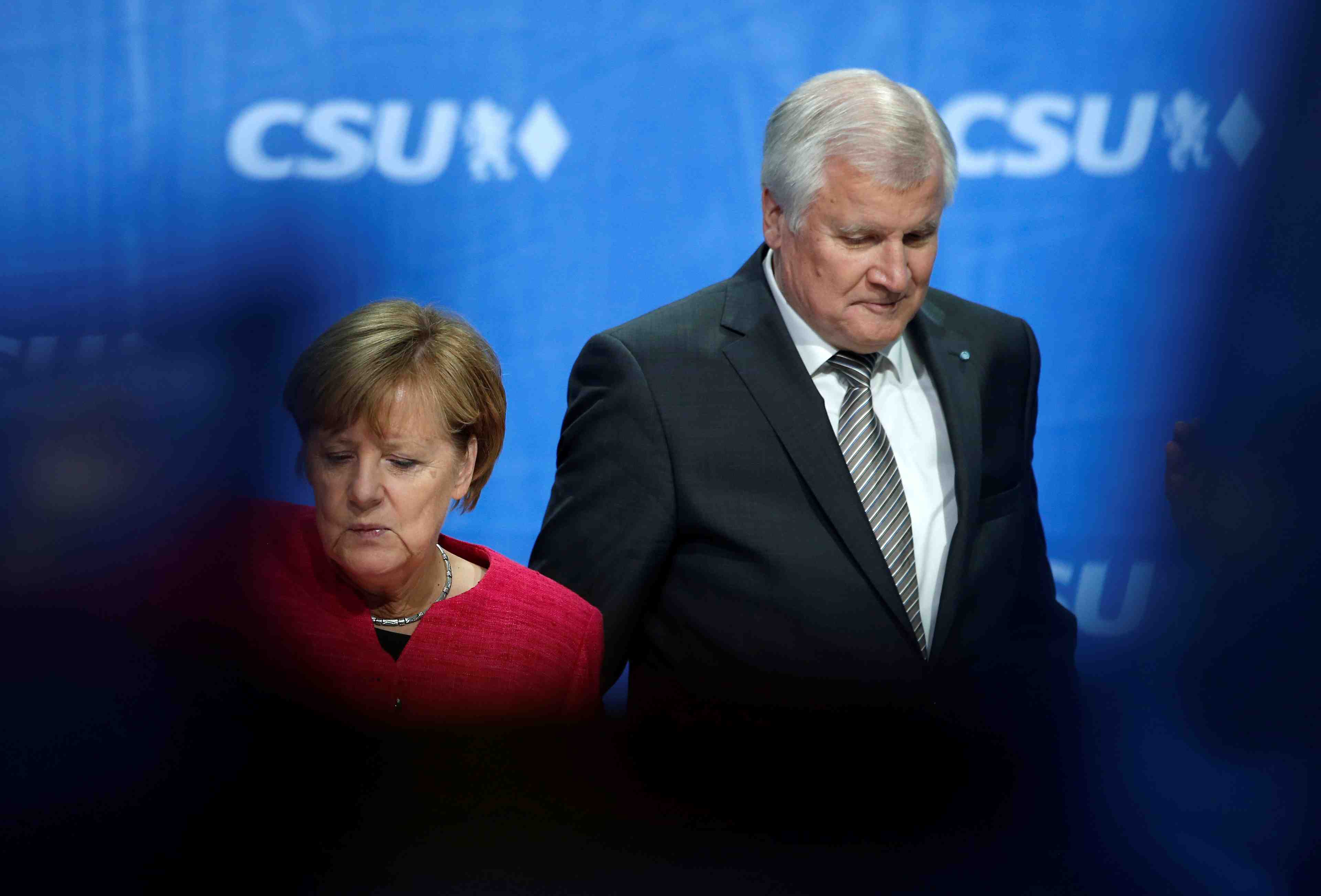 La csu pourrait devenir un probleme pour merkel