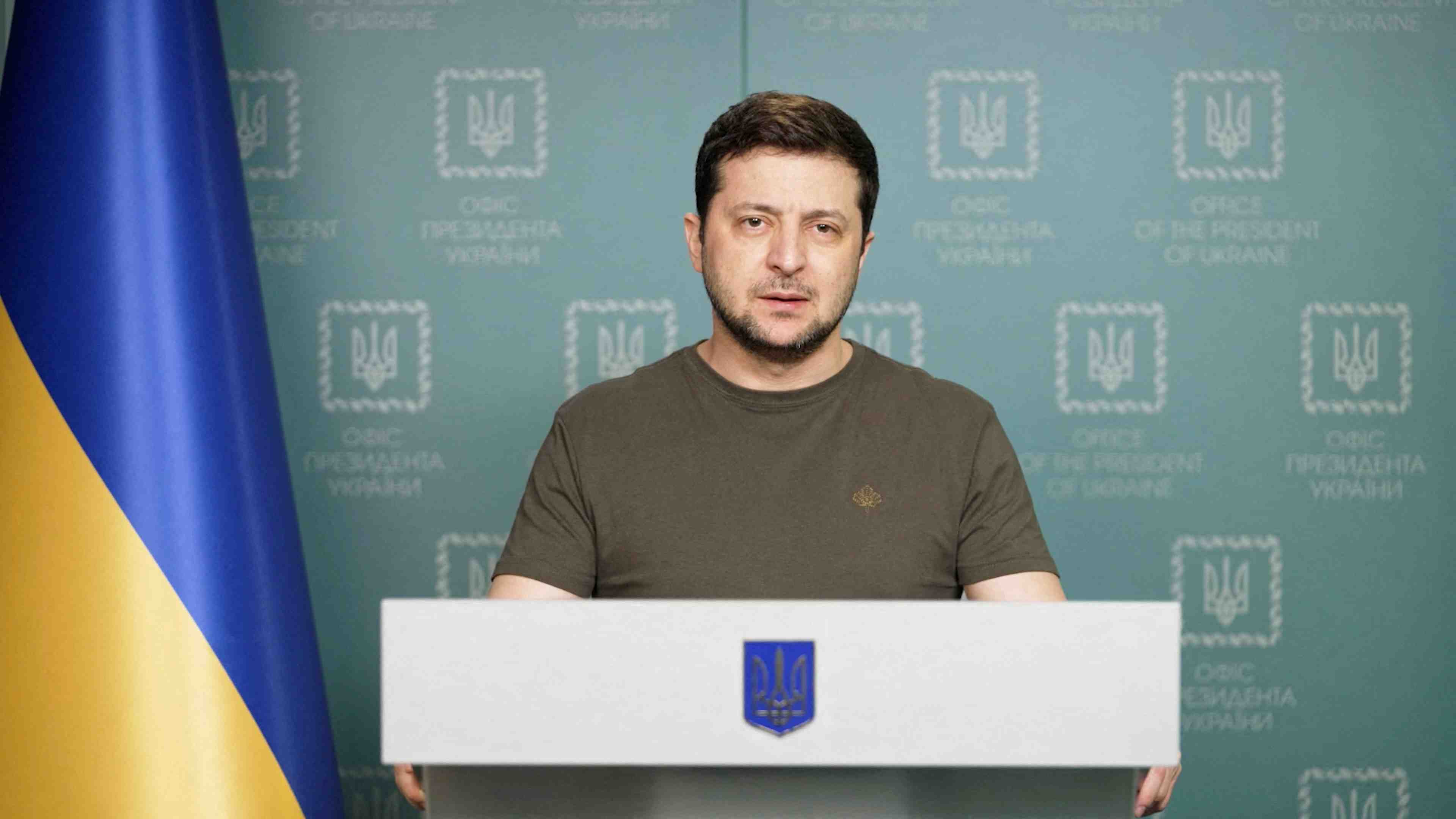 Ukraine: zelensky evoque l'hypothese de discussions avec la russie en israel