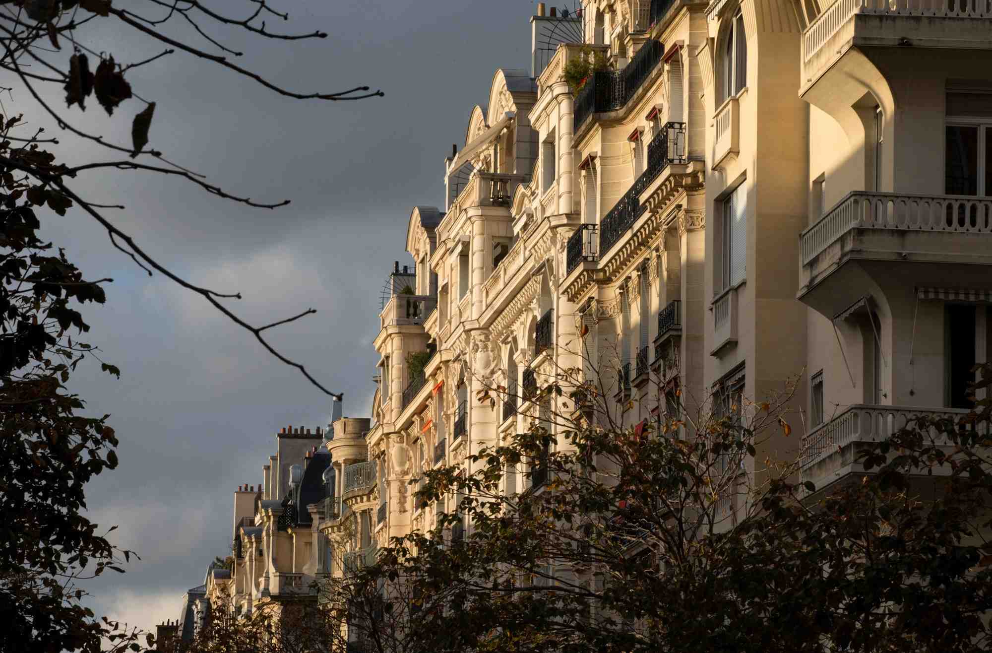 Des immeubles d'habitation a paris