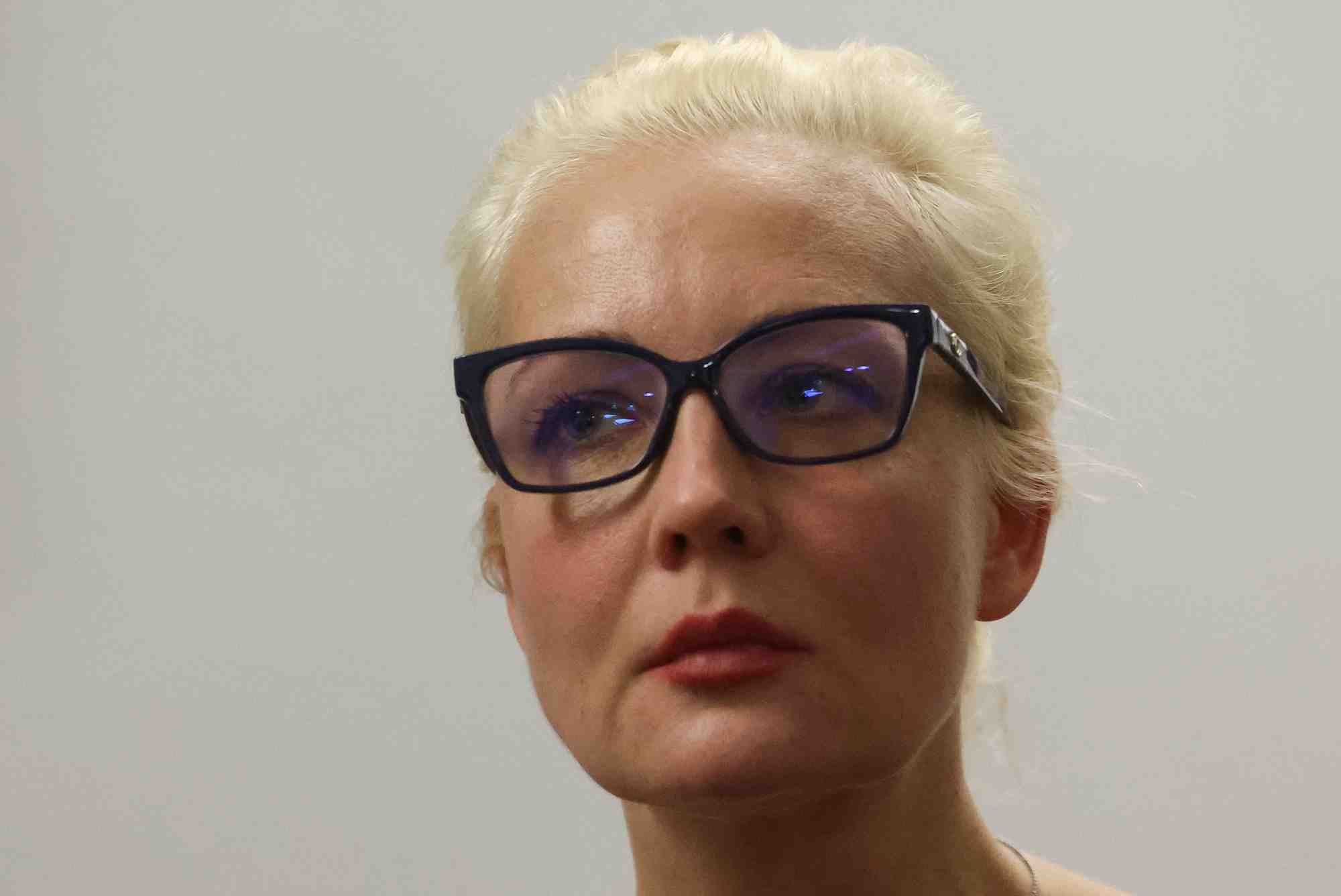 La veuve d'alexei navalny, ioulia navalnaia, a bruxelles